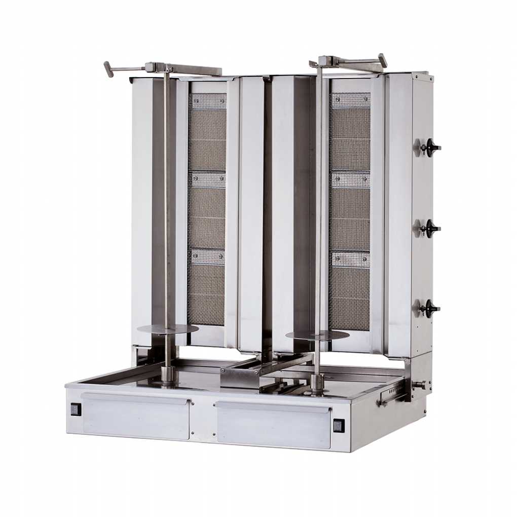 KLG153-T Gazlı Döner Ocağı Alttan Motorlu İkiz Model